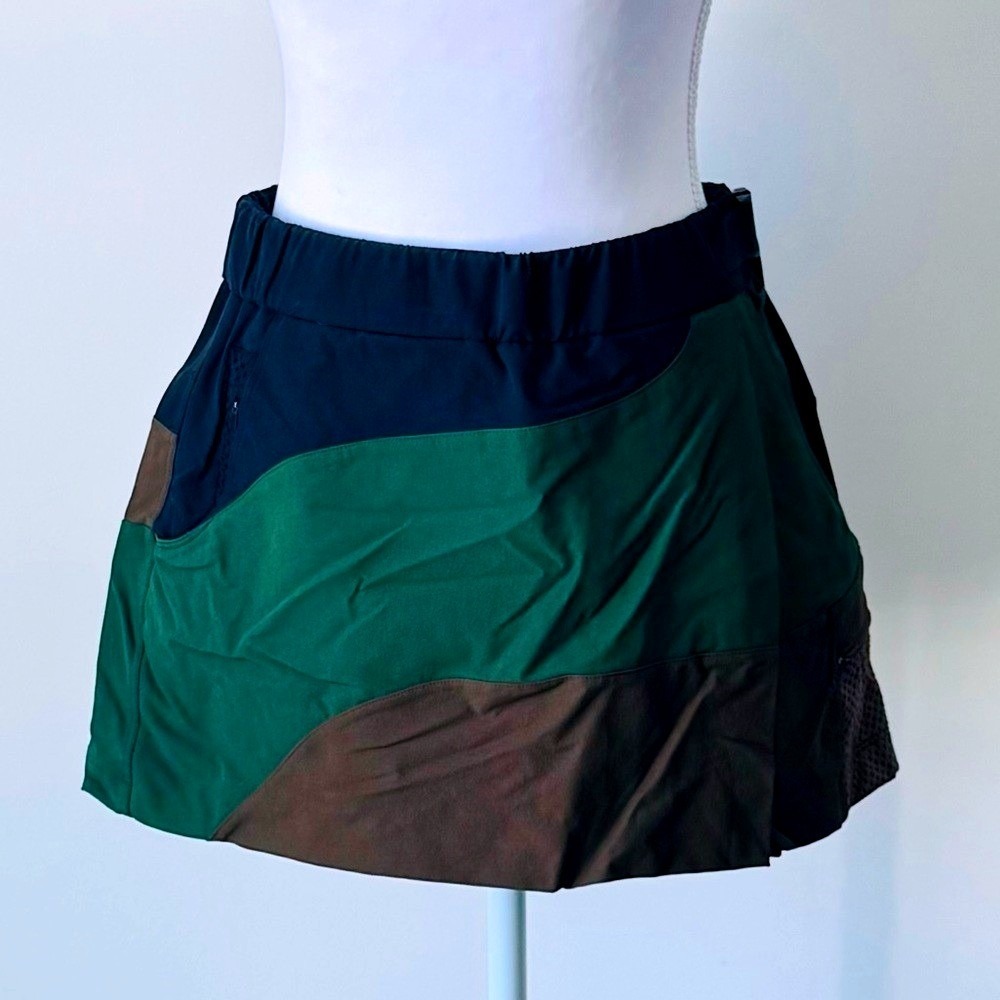 Outdoor Voices Skort Camo Colorblock RecTrek 3" Sz Small